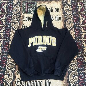 Vintage Purdue Boilermakers Embroidered Pullover Hoodie
Black Gold